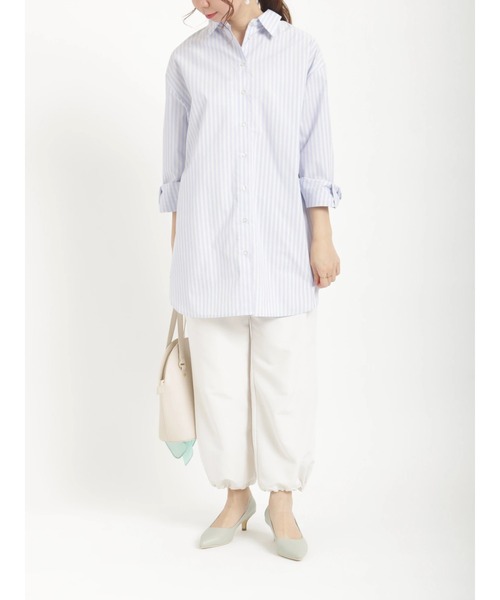 Te chichi（テチチ）の「裾ドロストパンツ（その他パンツ・レディース・カーキ/ブラック/オフホワイト・ﾌﾘ-）」の10枚目の写真