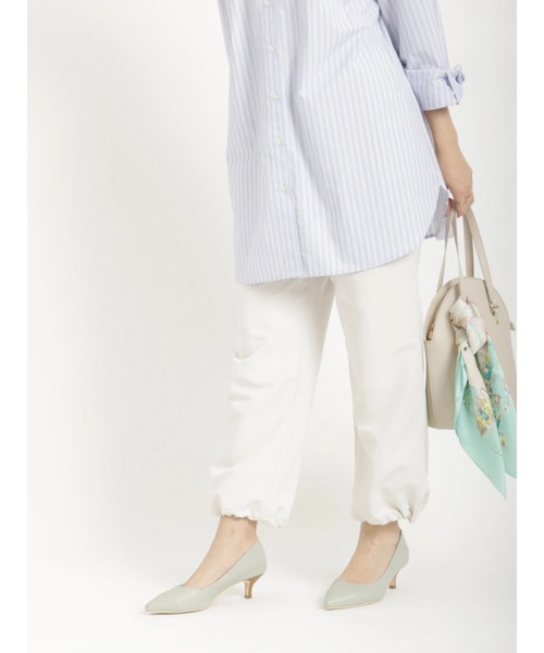 Te chichi（テチチ）の「裾ドロストパンツ（その他パンツ・レディース・カーキ/ブラック/オフホワイト・ﾌﾘ-）」の13枚目の写真