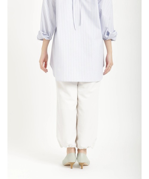 Te chichi（テチチ）の「裾ドロストパンツ（その他パンツ・レディース・カーキ/ブラック/オフホワイト・ﾌﾘ-）」の15枚目の写真