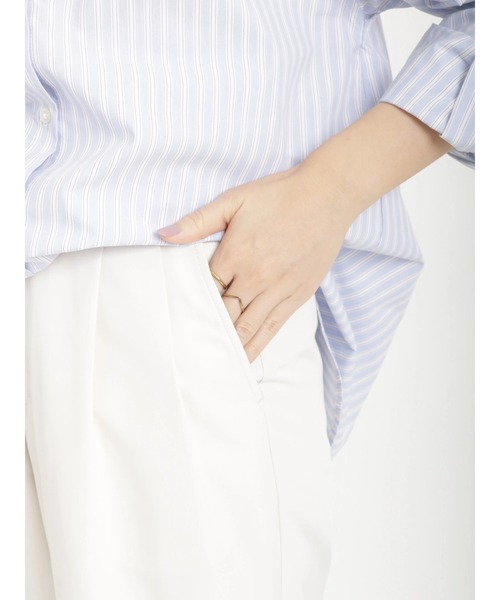 Te chichi（テチチ）の「裾ドロストパンツ（その他パンツ・レディース・カーキ/ブラック/オフホワイト・ﾌﾘ-）」の5枚目の写真