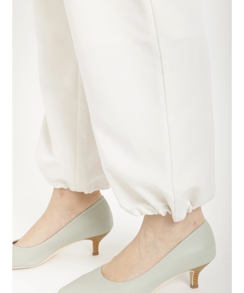 Te chichi（テチチ）の「裾ドロストパンツ（その他パンツ・レディース・カーキ/ブラック/オフホワイト・ﾌﾘ-）」の6枚目の写真