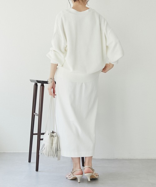 COLLAGE GALLARDAGALANTE（コラージュガリャルダガランテ）の「シェルタリングタイトスカート（スカート・レディース・ネイビー/ホワイト/グリーン/ベージュ/スカイブルー・0/1）」の15枚目の写真