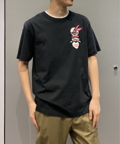 SCOTCH&SODA(スコッチアンドソーダ)の「LOONEY TUNES x SCOTCH & SODA ユニセックスTシャツ【172387】(Tシャツ/カットソー・メンズ・ホワイト/ネイビー・SMALL/MEDIUM/LARGE/X-SMALL)」の8枚目の写真
