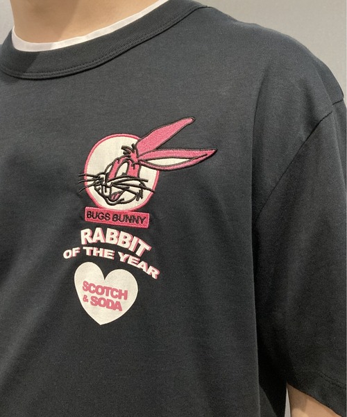 SCOTCH&SODA(スコッチアンドソーダ)の「LOONEY TUNES x SCOTCH & SODA ユニセックスTシャツ【172387】(Tシャツ/カットソー・メンズ・ホワイト/ネイビー・SMALL/MEDIUM/LARGE/X-SMALL)」の11枚目の写真