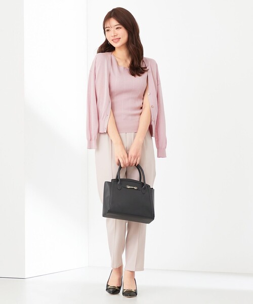 ANY SIS(エニィスィス)の「【美人百花6月号掲載】2SET シアーカーディガン アンサンブル(アンサンブル・レディース・ネイビー系/ホワイト系/ライラック系/ピンク系・2)」の8枚目の写真
