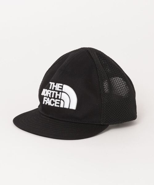 THE NORTH FACE(ザノースフェイス)の「ザ ノース フェイス THE NORTH FACE Baby Trucker Mesh Cap_ベビー トラッカーメッシュキャップ(キャップ・キッズ・ブラック/チャコールグレー/グリーン・フリ-)」の2枚目の写真