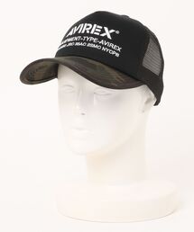 AVIREX（アヴィレックス）の「【AVIREX/アヴィレックス】【スナップバックでサイズ調整可能】メッシュキャップ ブランドロゴ 刺繍 アメカジ ミリタリー ストリート カジュアル 熱中症対策 紫外線対策 通気性 ユニセックス（キャップ）」
