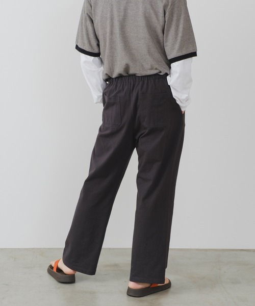 WHIMSIC(ウィムジック)の「【UNISEX/SET UP対応/新色追加】ヘビーウェイトカットソーパンツ(その他パンツ・メンズ・チャコールグレー/アイボリー/ブルー・FREE)」の11枚目の写真