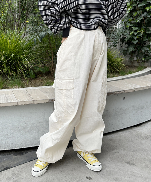 Oriens JOURNAL STANDARD（オリエンス ジャーナルスタンダード）の「フィールドカーゴパンツ/FIELD CARGO PANTS（カーゴパンツ・メンズ・カーキ/ホワイト・MEDIUM/LARGE）」の5枚目の写真