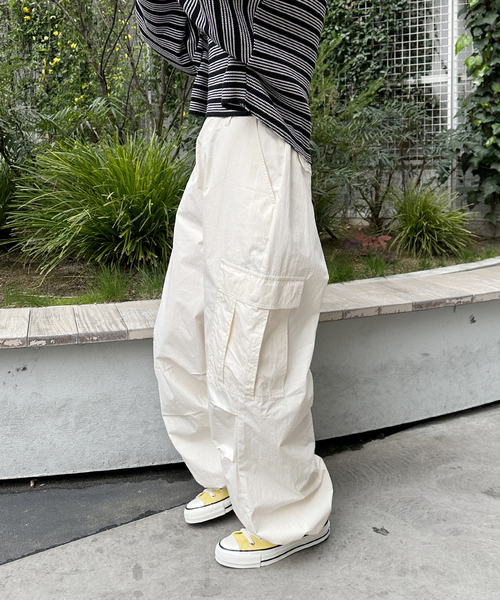 Oriens JOURNAL STANDARD（オリエンス ジャーナルスタンダード）の「フィールドカーゴパンツ/FIELD CARGO PANTS（カーゴパンツ・メンズ・カーキ/ホワイト・MEDIUM/LARGE）」の6枚目の写真