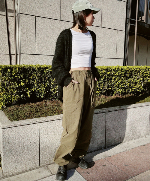 Oriens JOURNAL STANDARD（オリエンス ジャーナルスタンダード）の「フィールドカーゴパンツ/FIELD CARGO PANTS（カーゴパンツ・メンズ・カーキ/ホワイト・MEDIUM/LARGE）」の12枚目の写真