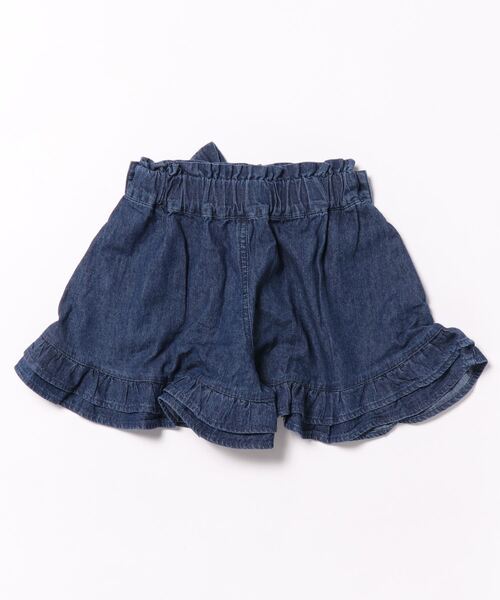 axes femme（アクシーズファム）の「フリル使いデニムキュロット（デニムパンツ・キッズ・ワンウォッシュ/ケミカルウォッシュ・LARGE/XX-LARGE/X-LARGE/MEDIUM）」の5枚目の写真