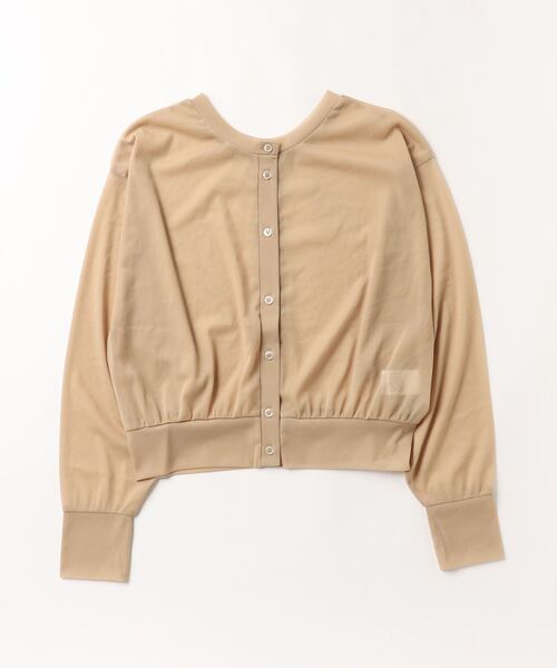 トップス CLANE W FACE CENTER LINE SHEER CARDIGAN mngrDwHiD4NG.jpg?width=768