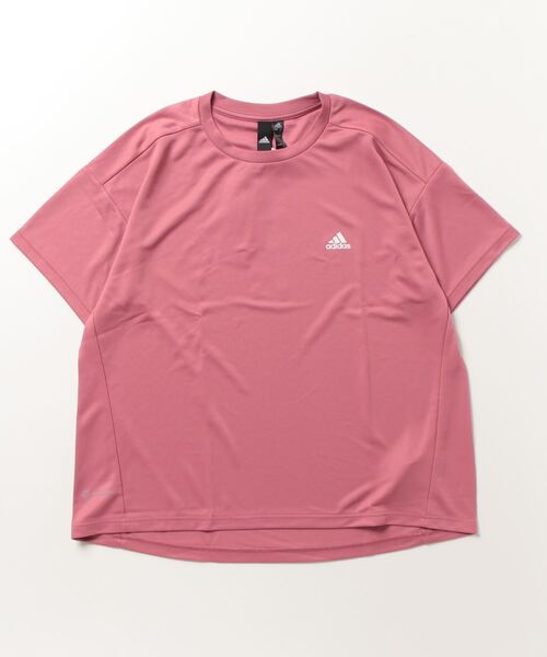 adidas(アディダス)の「アディダス adidas ルーズフィット Tero 半袖Tシャツ(Tシャツ/カットソー・レディース・ブラック/コーラル/ホワイト・L/XL/M/S)」の1枚目の写真