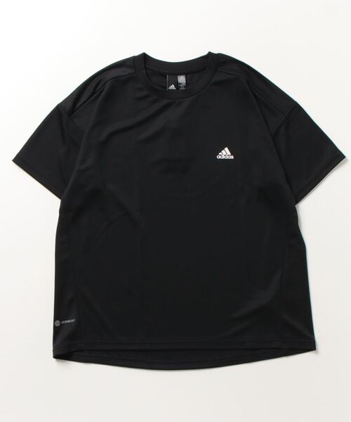 adidas(アディダス)の「アディダス adidas ルーズフィット Tero 半袖Tシャツ(Tシャツ/カットソー・レディース・ブラック/コーラル/ホワイト・L/XL/M/S)」の3枚目の写真