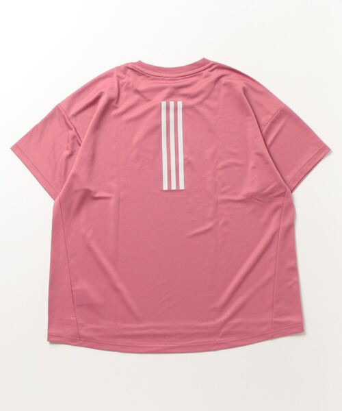 adidas(アディダス)の「アディダス adidas ルーズフィット Tero 半袖Tシャツ(Tシャツ/カットソー・レディース・ブラック/コーラル/ホワイト・L/XL/M/S)」の6枚目の写真