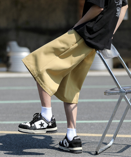 neos（ネオス）の「【neos -addictive design-】ワイドシルエット バギー ハーフ ツイル パンツ（その他パンツ・メンズ・ベージュ/オレンジ/グリーン/ブラック・MEDIUM/LARGE/X-LARGE）」の11枚目の写真