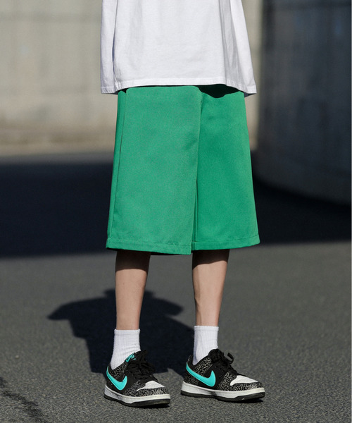 neos（ネオス）の「【neos -addictive design-】ワイドシルエット バギー ハーフ ツイル パンツ（その他パンツ・メンズ・ベージュ/オレンジ/グリーン/ブラック・MEDIUM/LARGE/X-LARGE）」の18枚目の写真