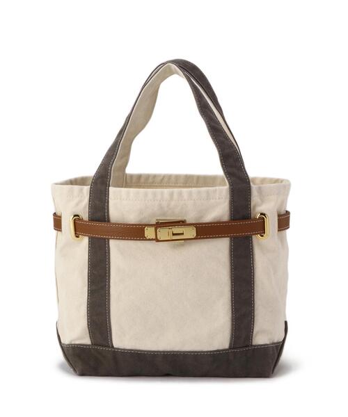 sita parantica（シータパランティカ）の「SITA PARANTICA（シータ パランティカ）COTTON CANVAS TOTE S/SP-BTB02_S/トートS（トートバッグ・レディース・ブラウン/ブラック・S）」の16枚目の写真