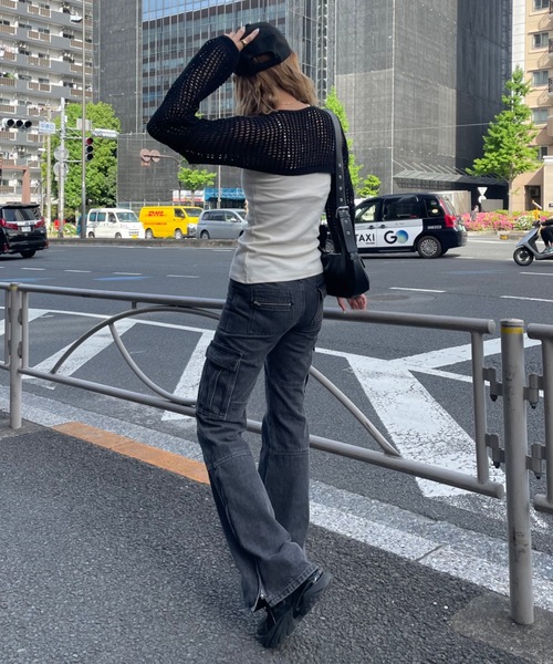 SHAGGIE(シャギー)の「【カップ付き】アシメントリーリブカットキャミソール(キャミソール・レディース・グレー/ナチュラル/カーキ/ブラック・FREE)」の12枚目の写真