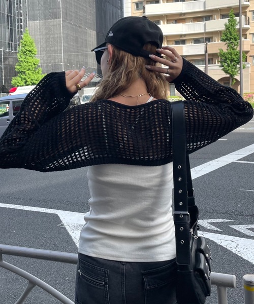 SHAGGIE(シャギー)の「【カップ付き】アシメントリーリブカットキャミソール(キャミソール・レディース・グレー/ナチュラル/カーキ/ブラック・FREE)」の10枚目の写真