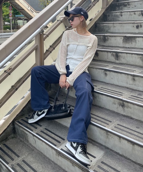 SHAGGIE(シャギー)の「【カップ付き】アシメントリーリブカットキャミソール(キャミソール・レディース・グレー/ナチュラル/カーキ/ブラック・FREE)」の22枚目の写真