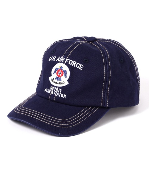 AVIREX（アヴィレックス）の「CAP THUNDERBIRDS / キャップ サンダーバーズ / AVIREX / アヴィレックス（キャップ・メンズ・ホワイト/ブラック/ネイビー/オリーブ系・F）」の4枚目の写真