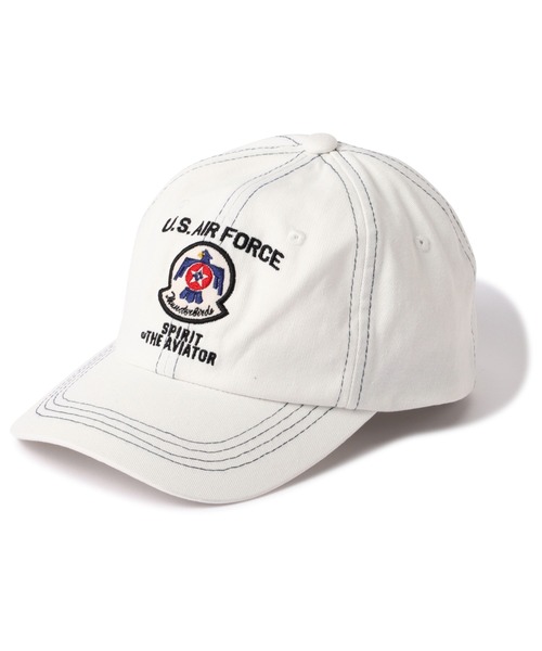 AVIREX（アヴィレックス）の「CAP THUNDERBIRDS / キャップ サンダーバーズ / AVIREX / アヴィレックス（キャップ・メンズ・ホワイト/ブラック/ネイビー/オリーブ系・F）」の2枚目の写真