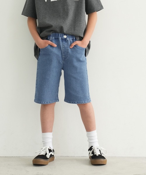 セール】キッズ デニムハーフパンツ（デニムパンツ）｜coca