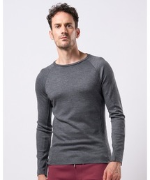 fine wool twist crew
