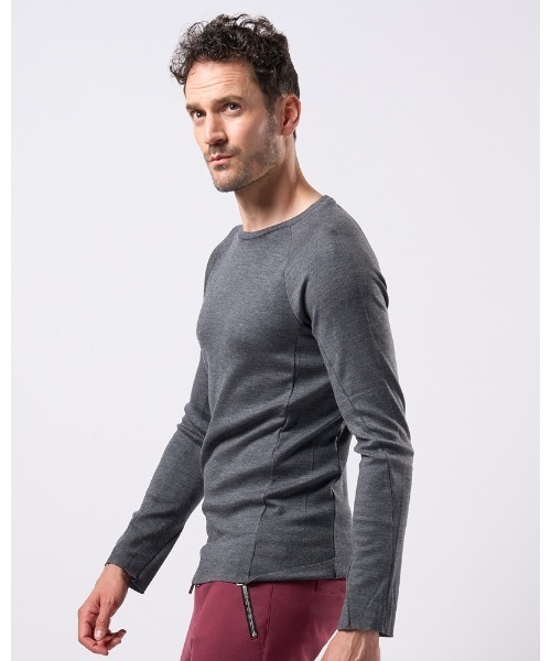 wjk（ダヴルジェイケイ）の「fine wool twist crew（Tシャツ/カットソー・メンズ・ブラック/グレー/レッド系・SMALL/MEDIUM/LARGE/X-LARGE）」の18枚目の写真