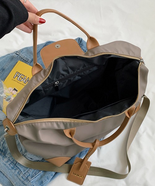 Dita Muaj.（ディータムアージュ）の「ビッグショルダートラベルバッグ（ショルダーバッグ・レディース・ブラック/グレイッシュベージュ・FREE）」の13枚目の写真