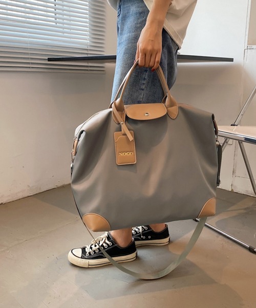 Dita Muaj.（ディータムアージュ）の「ビッグショルダートラベルバッグ（ショルダーバッグ・レディース・ブラック/グレイッシュベージュ・FREE）」の4枚目の写真