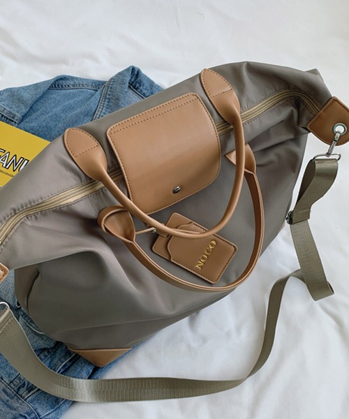 Dita Muaj.（ディータムアージュ）の「ビッグショルダートラベルバッグ（ショルダーバッグ・レディース・ブラック/グレイッシュベージュ・FREE）」の9枚目の写真