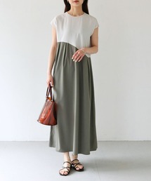 HER CLOSET | 【shemoshelly】WEB限定配色カーブスウィッチワンピース(ワンピース)