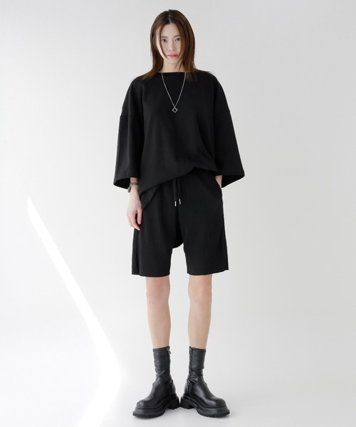 minsobi(ミンソビ)の「アンスタンダード半袖Tシャツ ビッグシルエット BIG TEE(Tシャツ/カットソー・メンズ・ブラック/ホワイト・FREE)」の16枚目の写真