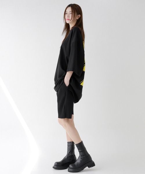 minsobi(ミンソビ)の「アンスタンダード半袖Tシャツ ビッグシルエット BIG TEE(Tシャツ/カットソー・メンズ・ブラック/ホワイト・FREE)」の18枚目の写真