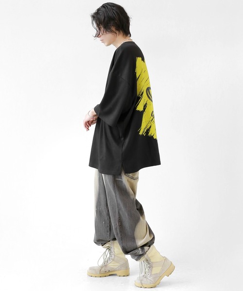 minsobi(ミンソビ)の「アンスタンダード半袖Tシャツ ビッグシルエット BIG TEE(Tシャツ/カットソー・メンズ・ブラック/ホワイト・FREE)」の8枚目の写真