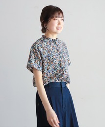 ブラウス シャツ ミニペイズリーPT　スタンドネックブラウス レディース ミニペイズリーPT スタンドネックブラウス | NOMBRE IMPAIR