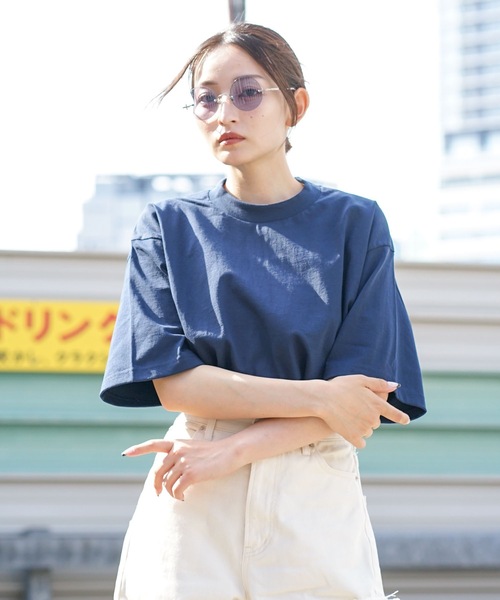 PRO CLUB （プロクラブ）の「【PRO CLUB/プロクラブ】6.5oz S/S Crew Neck T-Shirt 　オーバーサイズ　 無地 　半袖　Tシャツ ヘビーウェイト（Tシャツ/カットソー・メンズ・杢グレー/パープル/ネイビー/グリーン/オリーブ/ブラック/チャコールグレー/ホワイト・MEDIUM/X-LARGE/LARGE/SMALL）」の7枚目の写真