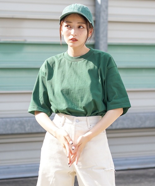 PRO CLUB （プロクラブ）の「【PRO CLUB/プロクラブ】6.5oz S/S Crew Neck T-Shirt 　オーバーサイズ　 無地 　半袖　Tシャツ ヘビーウェイト（Tシャツ/カットソー・メンズ・杢グレー/パープル/ネイビー/グリーン/オリーブ/ブラック/チャコールグレー/ホワイト・MEDIUM/X-LARGE/LARGE/SMALL）」の6枚目の写真