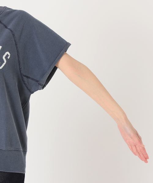 ハーフスリーブロゴミニ裏毛プルオーバー（Tシャツ/カットソー