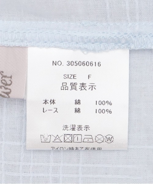 flower(フラワー)の「レースバルーンブラウス(シャツ/ブラウス・レディース・ホワイト/ブラック/イエロー/ブルー・FREE)」の18枚目の写真