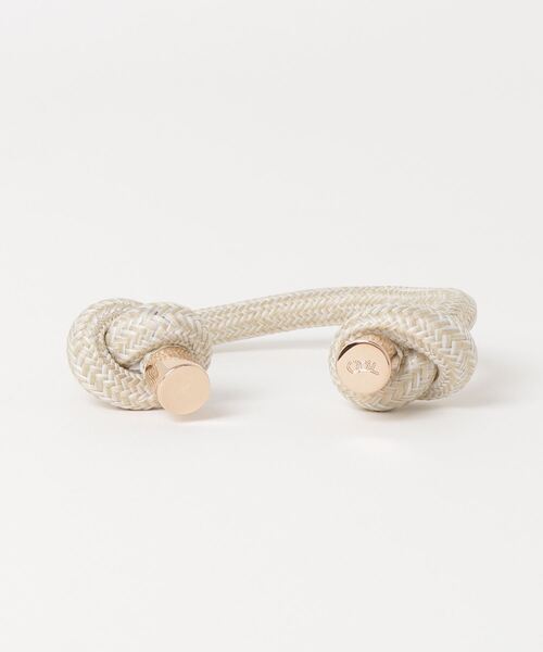 Topologie(トポロジー)の「Camilla De Feo Rope Knot Cuff(ブレスレット・レディース・ネイビー/ベージュ/エメラルド/スカイブルー/ブラック/レッド・ONE SIZE)」の8枚目の写真