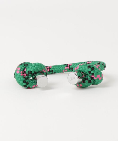 Topologie(トポロジー)の「Camilla De Feo Rope Knot Cuff(ブレスレット・レディース・ネイビー/ベージュ/エメラルド/スカイブルー/ブラック/レッド・ONE SIZE)」の7枚目の写真