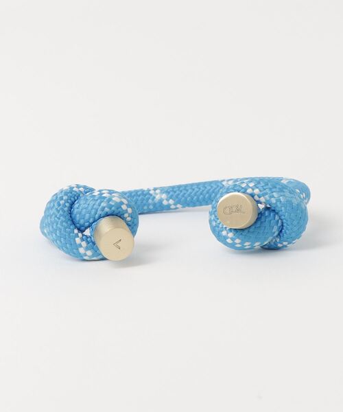 Topologie(トポロジー)の「Camilla De Feo Rope Knot Cuff(ブレスレット・レディース・ネイビー/ベージュ/エメラルド/スカイブルー/ブラック/レッド・ONE SIZE)」の10枚目の写真