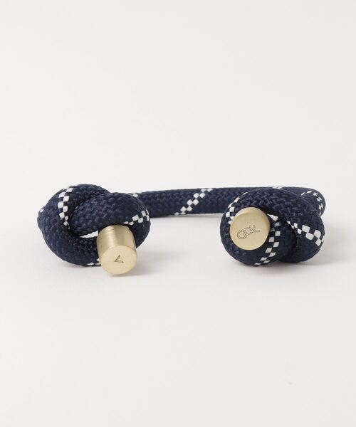 Topologie(トポロジー)の「Camilla De Feo Rope Knot Cuff(ブレスレット・レディース・ネイビー/ベージュ/エメラルド/スカイブルー/ブラック/レッド・ONE SIZE)」の12枚目の写真