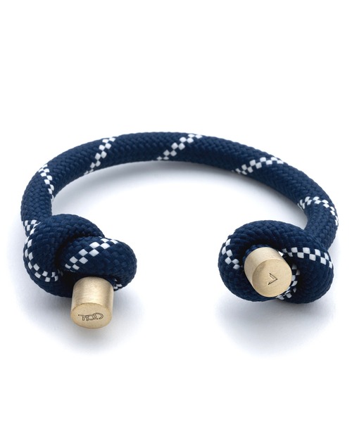 Topologie(トポロジー)の「Camilla De Feo Rope Knot Cuff(ブレスレット・レディース・ネイビー/ベージュ/エメラルド/スカイブルー/ブラック/レッド・ONE SIZE)」の5枚目の写真