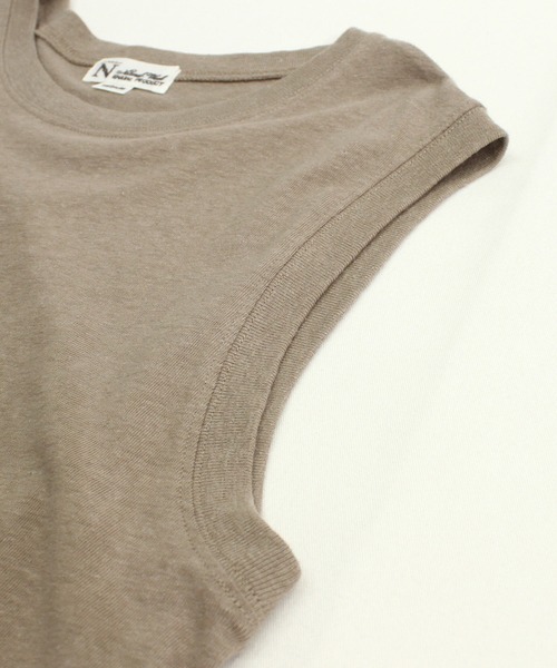 RNA-N（アールエヌエーエヌ）の「M2041 Ｃ／ＨＥＭＰタンク（タンクトップ・レディース・グレー/スミクロ/キナリ・MEDIUM）」の21枚目の写真