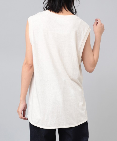 RNA-N（アールエヌエーエヌ）の「M2041 Ｃ／ＨＥＭＰタンク（タンクトップ・レディース・グレー/スミクロ/キナリ・MEDIUM）」の8枚目の写真